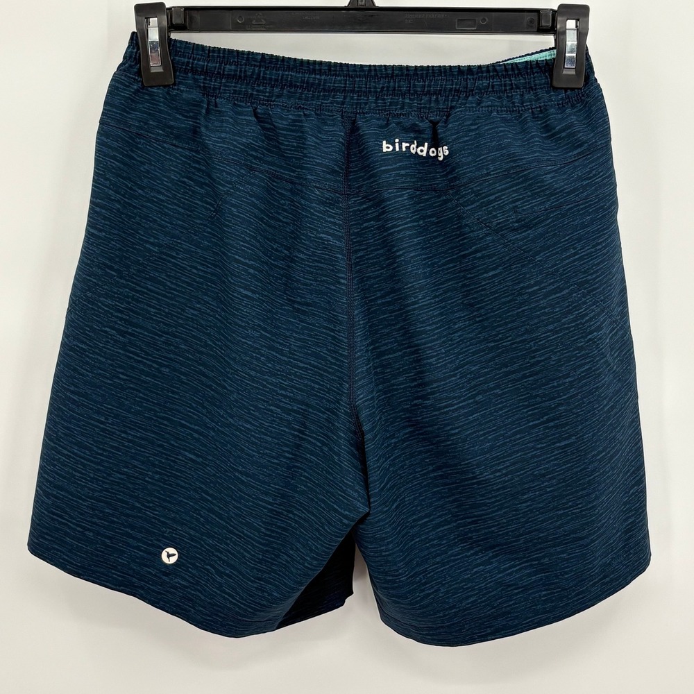 Birddogs Mens  M Boom Classic Gym Shorts Teal Blue Medium 7" Lined Drawstring - Picture 2 of 10